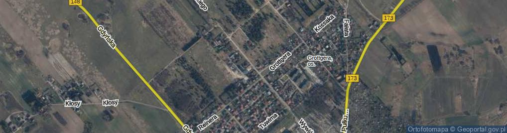 Zdjęcie satelitarne Wywiórskiego Michała ul.